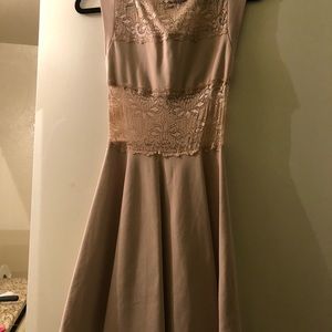 Blush dress worn once